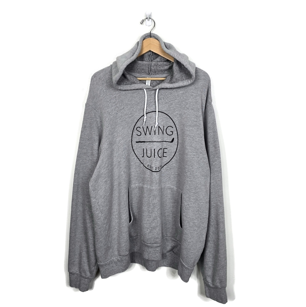 Swing Juice Golf Retro Unisex Gray Logo Hoodie 2XL